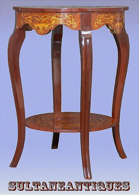 Full Marquetry Louis XV style side - wine table