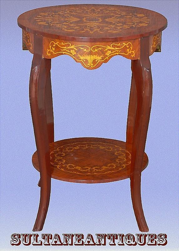 Full Marquetry Louis XV style side - wine table
