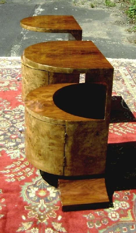 Tall VERY Large ART DECO style Pair commodes