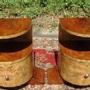 Tall VERY Large ART DECO style Pair commodes