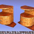 Tall VERY Large ART DECO style Pair commodes