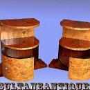 Tall VERY Large ART DECO style Pair commodes