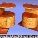 Tall VERY Large ART DECO style Pair commodes