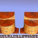 Tall VERY Large ART DECO style Pair commodes