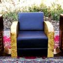 Pair of LARGE Art Deco inspired commodes