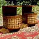 Pair of LARGE Art Deco inspired commodes