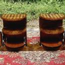 Pair of LARGE Art Deco inspired commodes