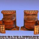 Pair of LARGE Art Deco inspired commodes