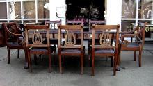 9 pieces Dining SET chippendale style Mahogany