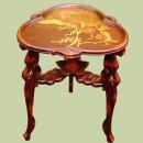 DRAGONFLY Marquetry TABLE Galle design