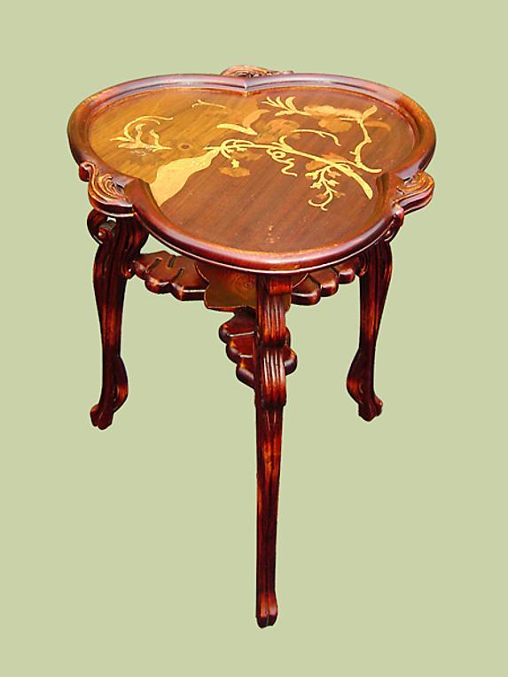 DRAGONFLY Marquetry TABLE Galle design