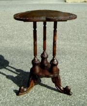 solid Mahogany Irish style side table
