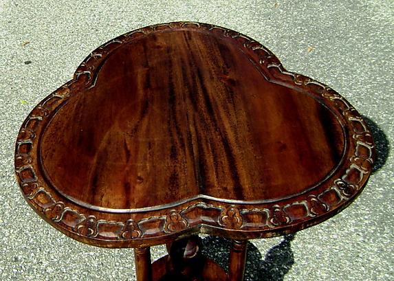 solid Mahogany Irish style side table
