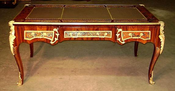 ROYAL French Louis XV Boulle Style LARGE Desk