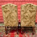 Fine quality Pair solid mahogany Victorian chairs