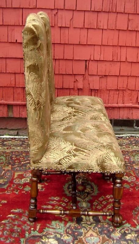 Fine quality Pair solid mahogany Victorian chairs