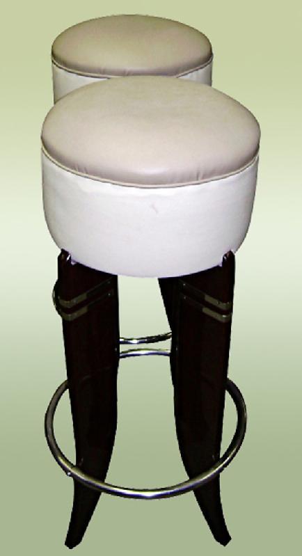 SENSATIONAL PAIR Art Deco inspired HIGH Bar stools