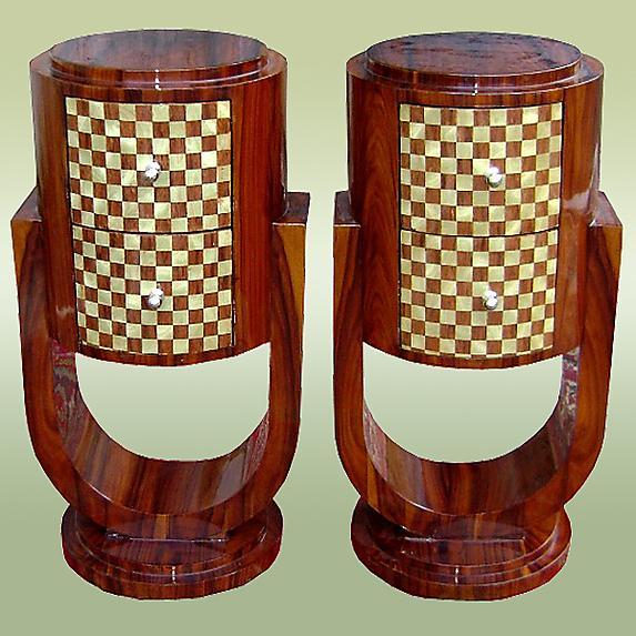 Very elegant Pair of Art Deco style commodes