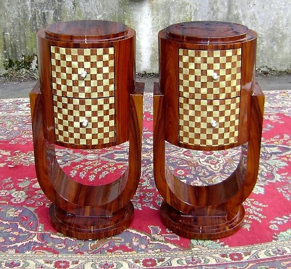 Very elegant Pair of Art Deco style commodes