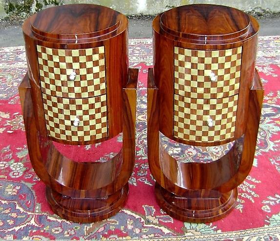 Very elegant Pair of Art Deco style commodes