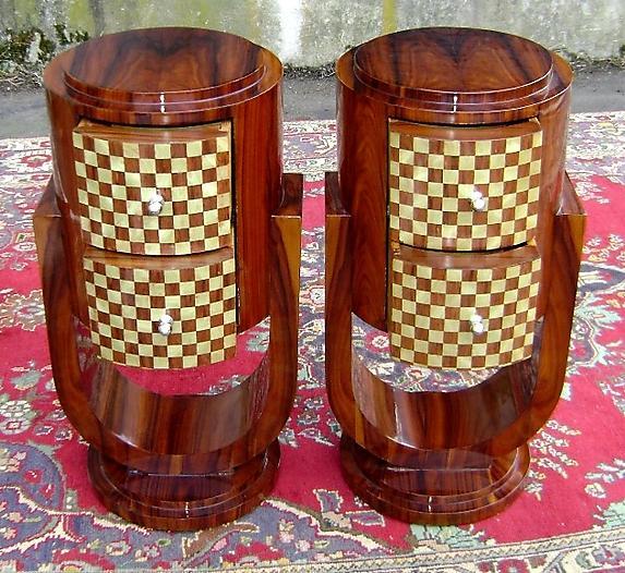Very elegant Pair of Art Deco style commodes
