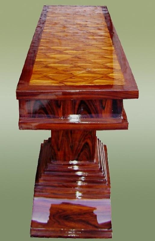 Fine Art Deco style Rosewood console.