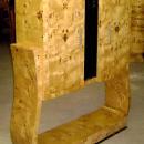 Beautiful Elm wood Art Deco style two toned Bar