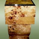 VERY LARGE French Elm Art Deco style console.
