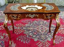 full marquetry lady's desk louis XV style