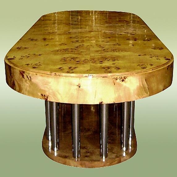 Fabulous Art Deco style Elm Wood Conference/dining set