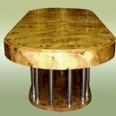 Fabulous Art Deco style Elm Wood Conference/dining set