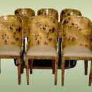 Fabulous Art Deco style Elm Wood Conference/dining set
