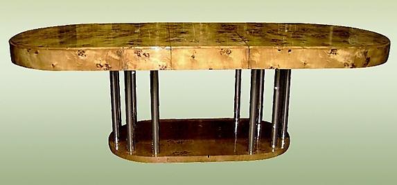 Fabulous Art Deco style Elm Wood Conference/dining set