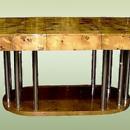 Fabulous Art Deco style Elm Wood Conference/dining set