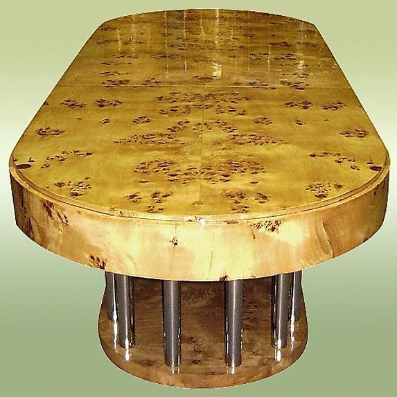 Fabulous Art Deco style Elm Wood Conference/dining set