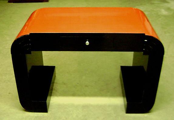 Terrific two toned typical Art Deco style desk