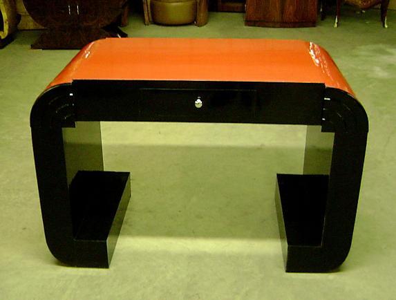 Terrific two toned typical Art Deco style desk