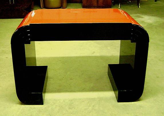 Terrific two toned typical Art Deco style desk