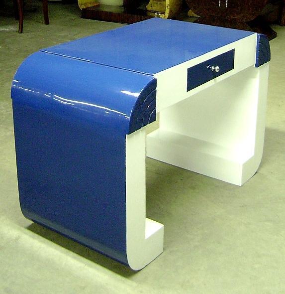 Terrific two toned typical Art Deco style desk
