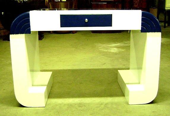 Terrific two toned typical Art Deco style desk