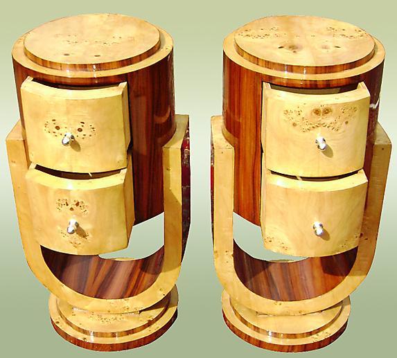 Very elegant Pair of Art Deco style commodes