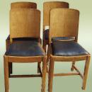 Elegant Set of 4 English antique quality country chairs