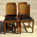 Elegant Set of 4 English antique quality country chairs