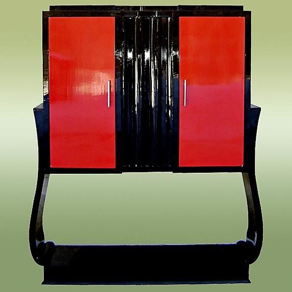 Inspired Art Deco style Bar two toned puristic forms