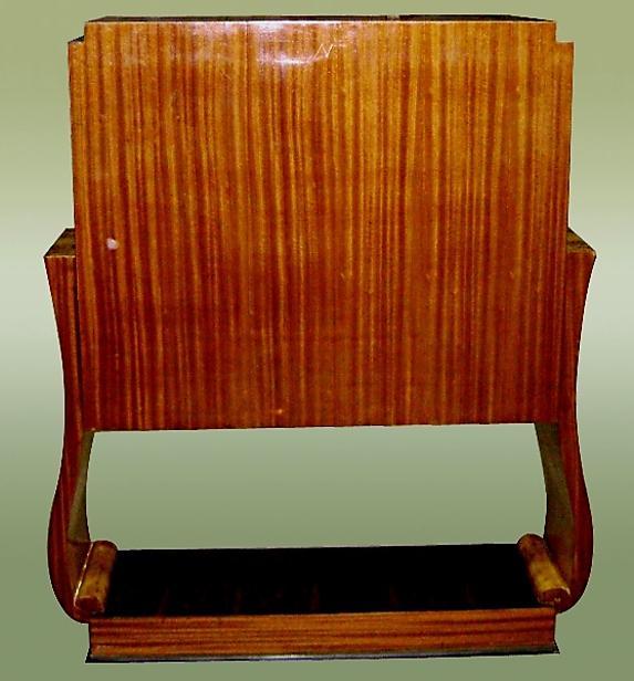 Quality Elm and rosewood Art Deco style Bar