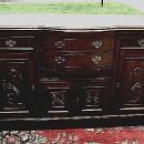 TOP quality Victorian style bow fronted sideboard