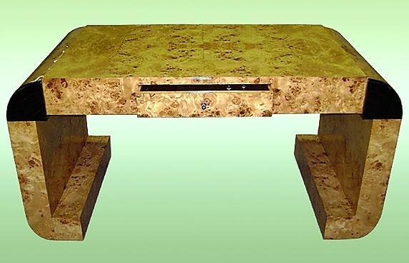 UNCOMMON!!French Elm Art Deco style desk