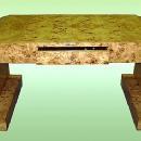 UNCOMMON!!French Elm Art Deco style desk