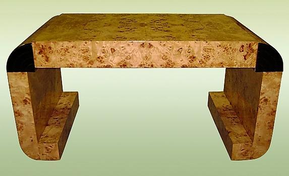 UNCOMMON!!French Elm Art Deco style desk