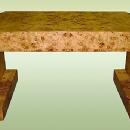 UNCOMMON!!French Elm Art Deco style desk
